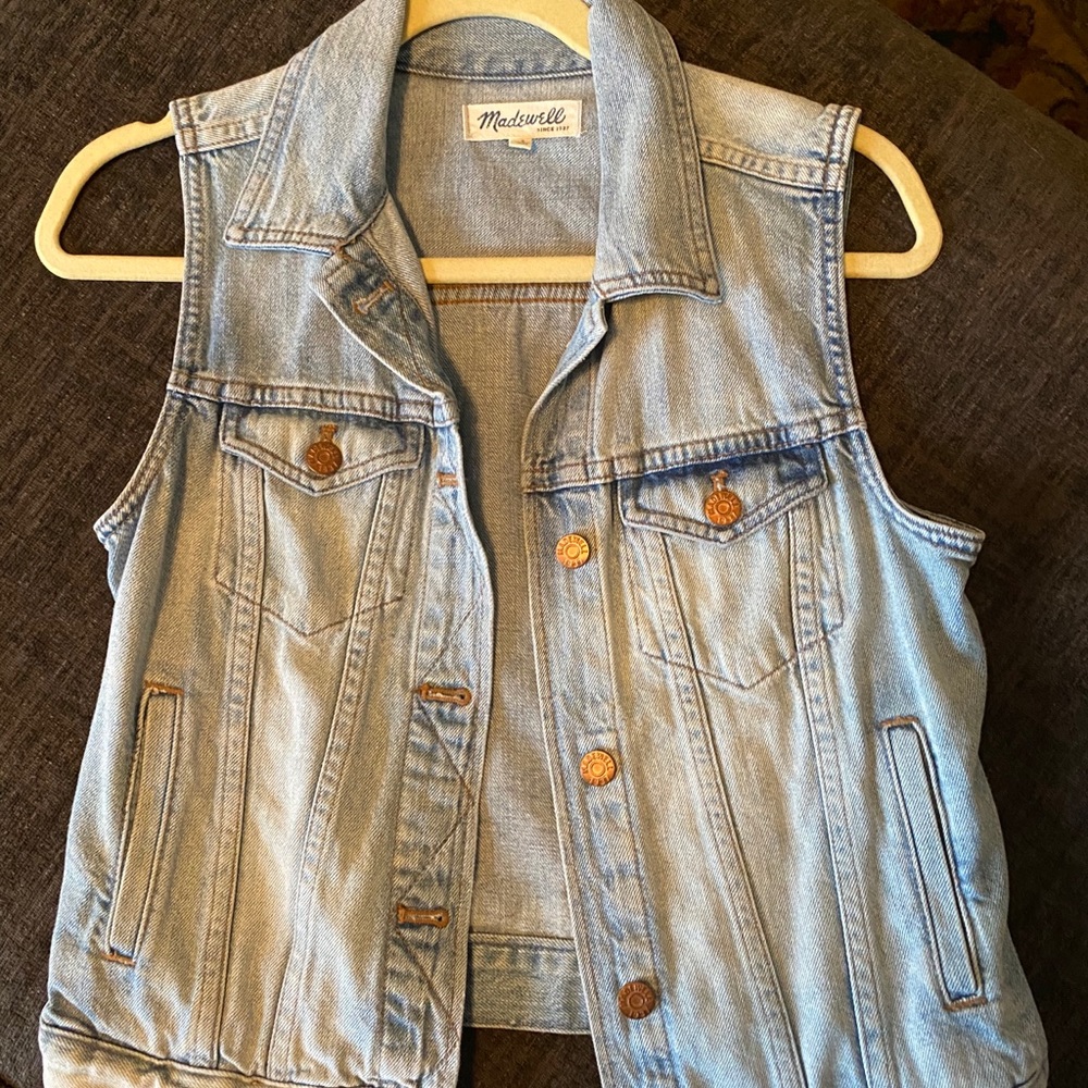 Madewell Jean Vest